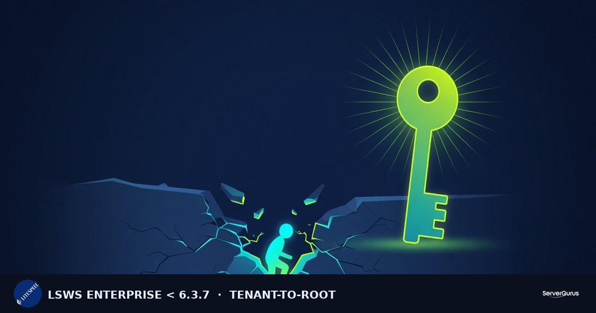 LiteSpeed Enterprise Tenant-to-Root That Laughs at CageFS: Patch to 6.3.7 Today
